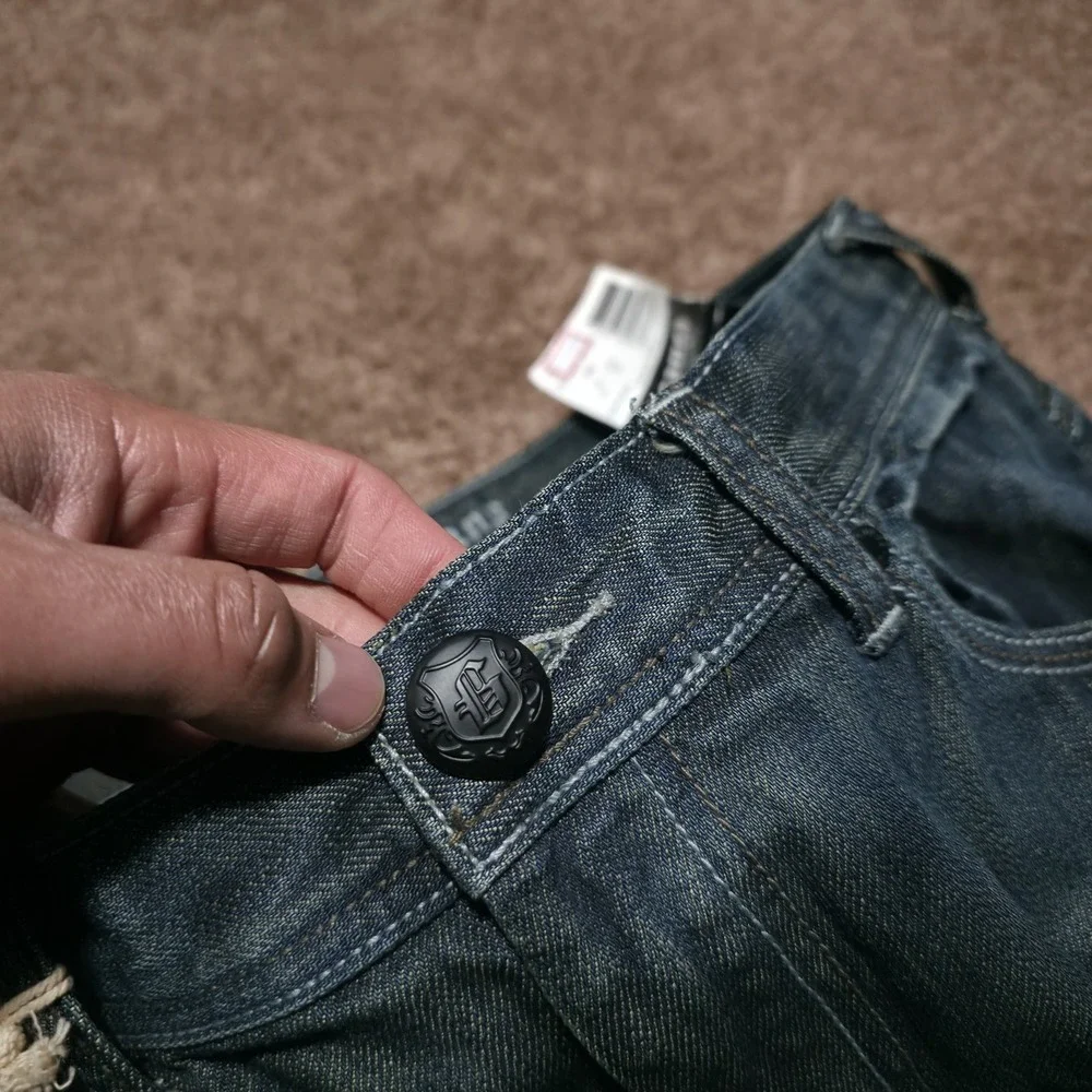 Y2K‎ GUESS Jeans New Oldstock Mens Size *Fits 35 x 32 Bootcut Denim Pants Wide